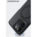Luxury Carbon Fiber Kickstand Magsafe Case For Iphone 12 To 17 Pro Max