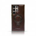 RMBMAX High-End Compatible PU Leather MagSafe Stand Case For Samsung Galaxy S25ultra S24ultra S23ultra