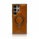 RMBMAX High-End Compatible PU Leather MagSafe Stand Case For Samsung Galaxy S25ultra S24ultra S23ultra
