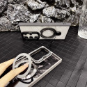 Premium Hard Rubber Bumper Camera & Magsafe Double Stand Case with Extra Lens Protector for Samsung Galaxy