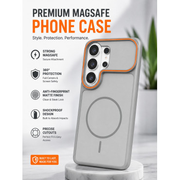 Exclusive Matte MagSafe Protective Case for Samsung Galaxy