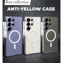 Berlia Anti Yellow Magsafe Supported Clear Transparent Case for Samsung Galaxy