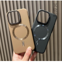 iPhone 17 Series Matte Finish Skin-Feel Magnetic Case with Built-in Lens Holder & Drop Protection