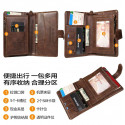RFID Leather Men Wallets (Money bag) Coin Zipper Mini Male Purses Card Holder Wallet - Wallet - Wallet For Men