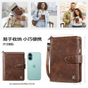 RFID Leather Men Wallets (Money bag) Coin Zipper Mini Male Purses Card Holder Wallet - Wallet - Wallet For Men