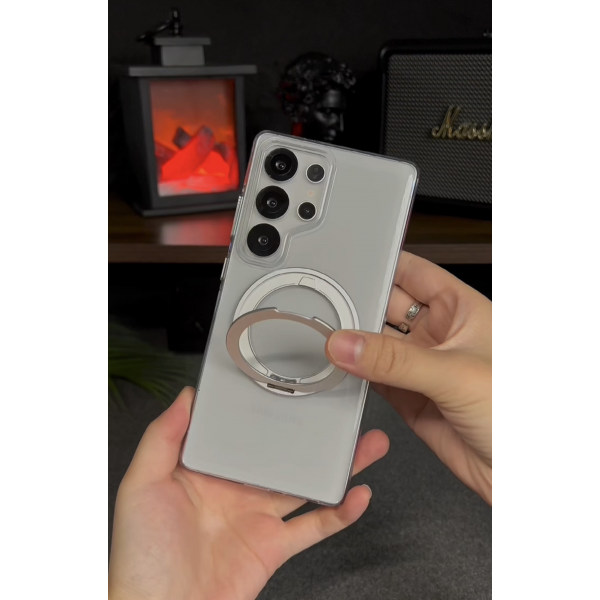 100% Anti Yellow Berlia Hard 360 Rotate Kick Stand Phone Case for Samsung Galaxy