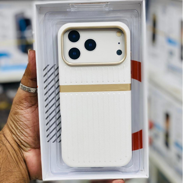 MILLION CASES Ridge Band Stripe Hybrid Case for iPhone 17 Pro Max
