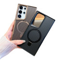 Luxury Carbon Fiber Pattern Bracket Cross-Border Case For Samsung Galaxy