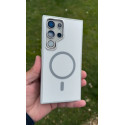 Luxury Shockproof MagSafe Magnetic Camera Metal Bumper Case for Samsung Galaxy