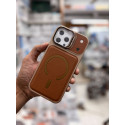 Case Pro Skin Feel PU Leather Magnetic Camera Glass Stand Case for iPhone