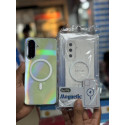 Berlia Anti Yellow Magsafe Supported Clear Transparent Case for Samsung Galaxy