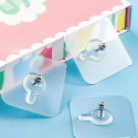 10 pcs Transparent Wall Hooks