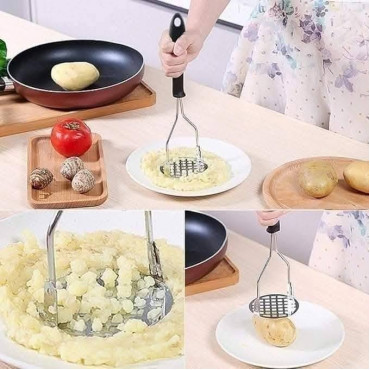 Potato Masher Kitchen Garlic Crusher