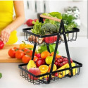 2-Layer Fruit Basket Rack