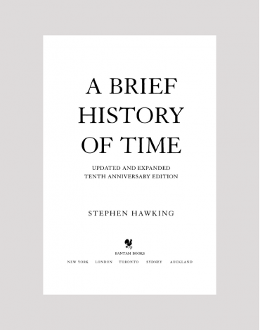 A Brief History of Time