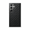 Luxury Quilted Leather Case for Samsung