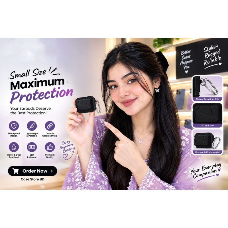 Skin-Feel Anti-Slip AirPods কভার