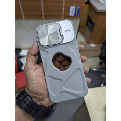Logo Hole Camera Window Stand case