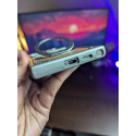 Wooden- Texture Cyber Armor Case With Magnetic Ring Kickstand