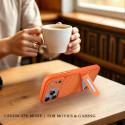 Rugged Mechanical Soft IPhone Case With Built-In Kickstand