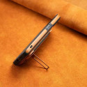 Leather with Wallet Case (Brown)