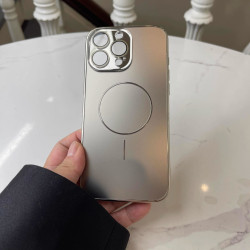 Brushed Titanium Finish Dikex Magsafe Case 