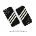 3D White Addis Strips Hard প্লাস্টিক Phone Case