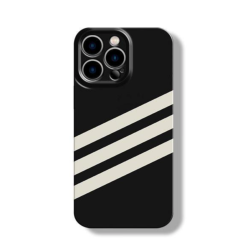 3D White Addis Strips Hard প্লাস্টিক Phone Case