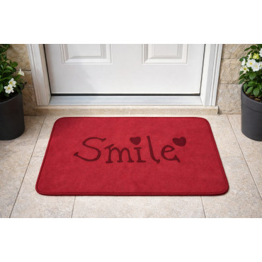 Smile Floor Mat (Red)