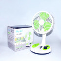 Rechargeable Fan With Light (Foldable)