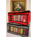 9 Grid Cloth Organiser (Red)