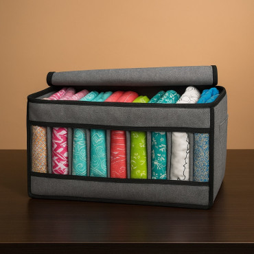 9 Grid Cloth Organiser (Ash)