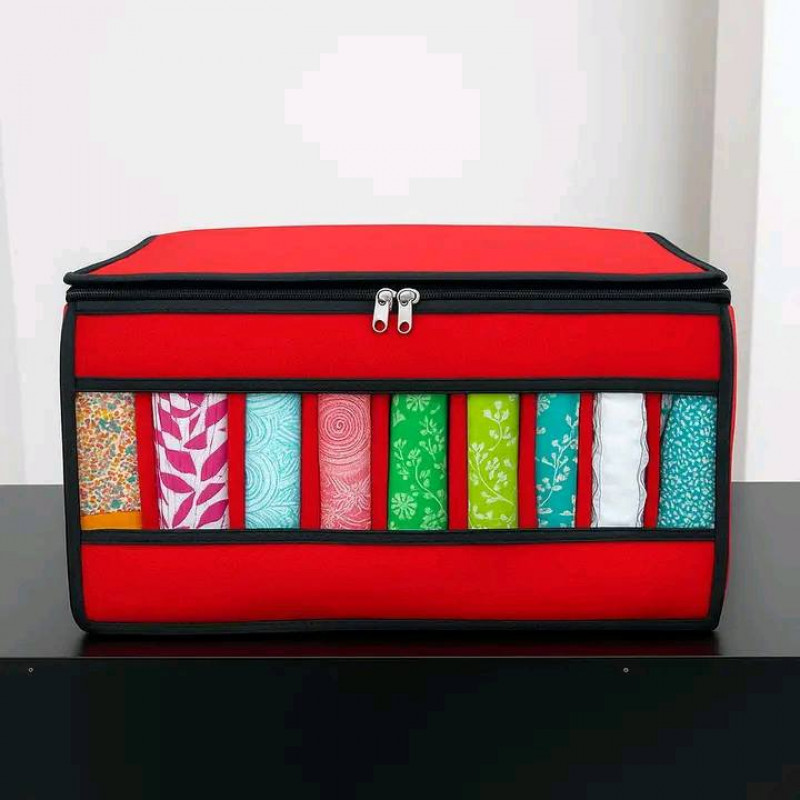 9 Grid Cloth Organiser (Red)