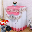 Luxury Washing Machine Cover( Pink)