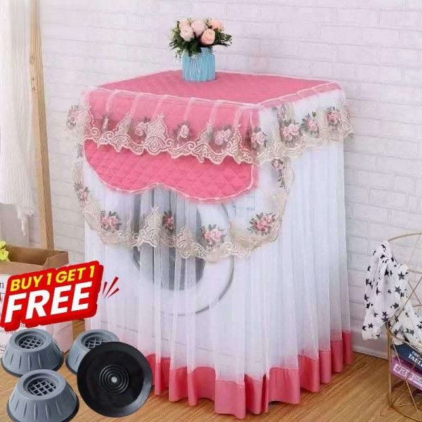 Luxury Washing Machine Cover( Pink)