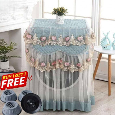 Luxury Washing Machine Cover(Sky Blue)