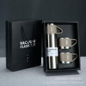 Vacuum Flask Set (Silver)