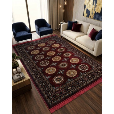4.5'x6.5' Turkish Floor Galicha (Red-2)