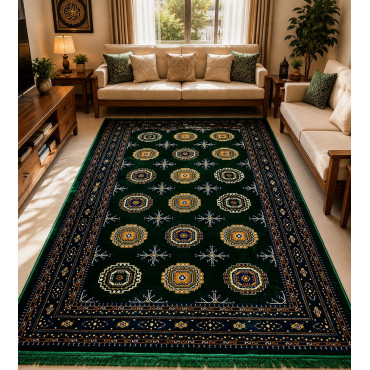 4.5'x6.5' Turkish Floor Galicha (Green-1)