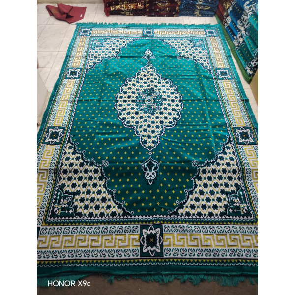 6'x9' Turkish Floor Galicha (Green-1)