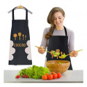 Water-Proof Kitchen Apron (Black)