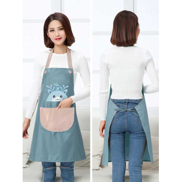 Water-Proof Kitchen Apron (Blue)