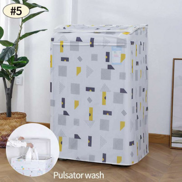 6-8 KG Washing Machine Cover- (Yellow)