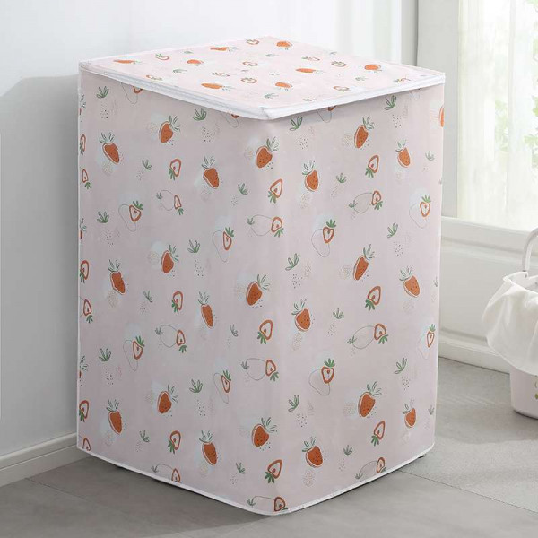 6-8 KG Washing Machine Cover- (Strawberry)
