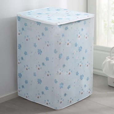 14-20 KG Washing Machine Cover- (Blue Flower)