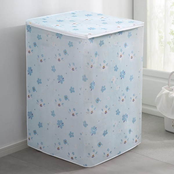 14-20 KG Washing Machine Cover- (Blue Flower)