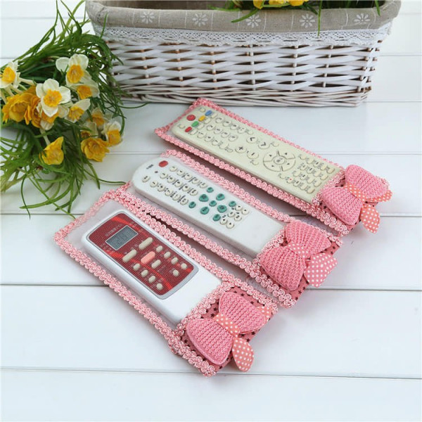 3Pcs  Remote cover (Pink)