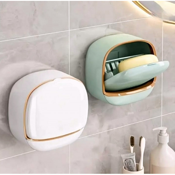 ( 2-Pcs) Soap Box with Flip Cover