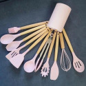 Silicon Spatula Set(Pink)