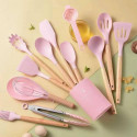 Silicon Spatula Set(Pink)